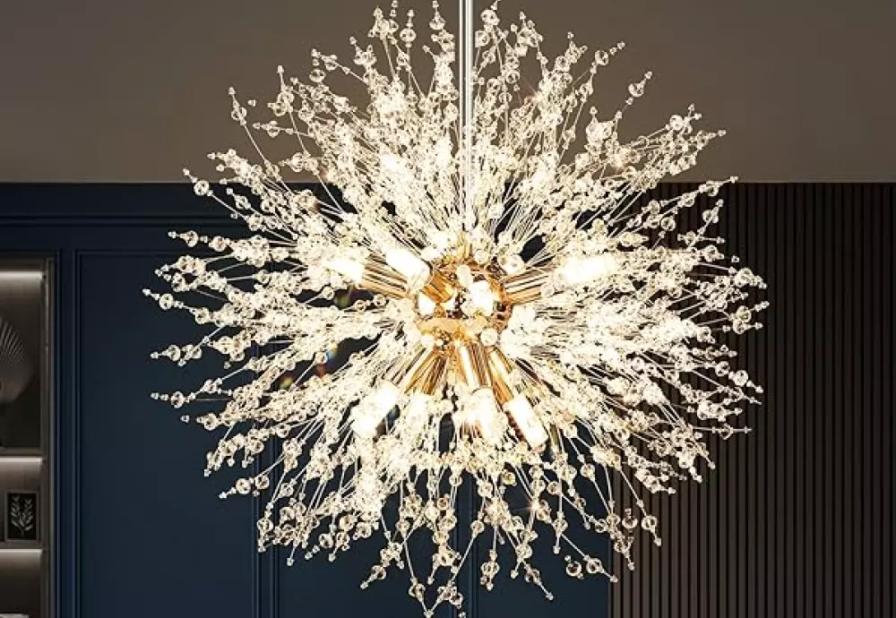 circle chandelier crystal